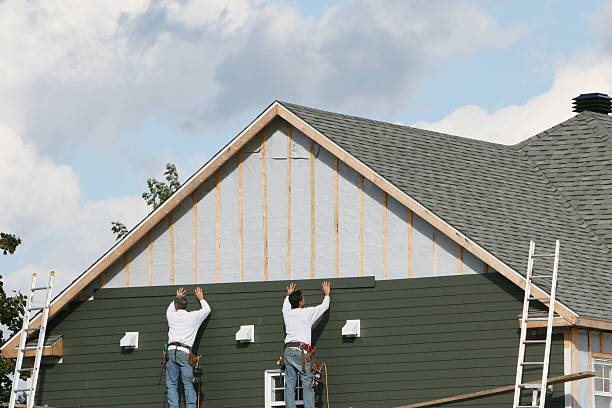 Professional Siding Installation technician working in Augusta, OH